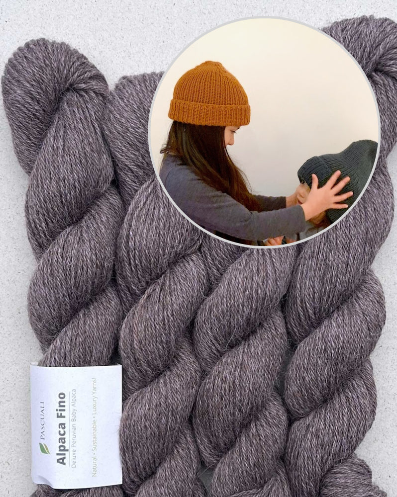 0815 Mütze | mit Gratisanleitung aus Alpaca Fino von Pascuali