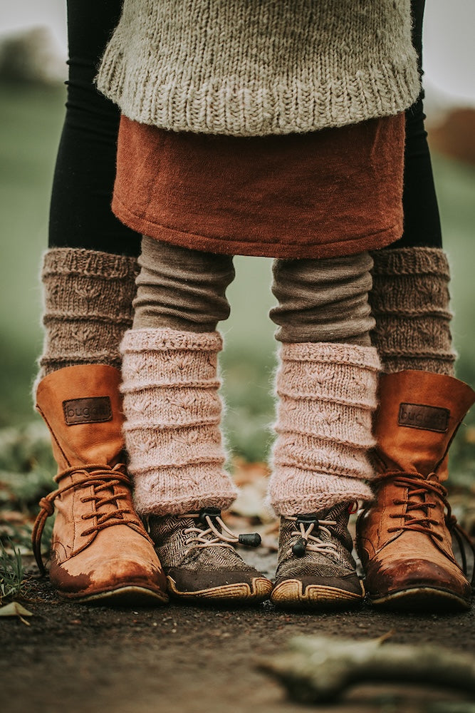 Beinstulpen Wiesenblume (PDF) - Anleitung