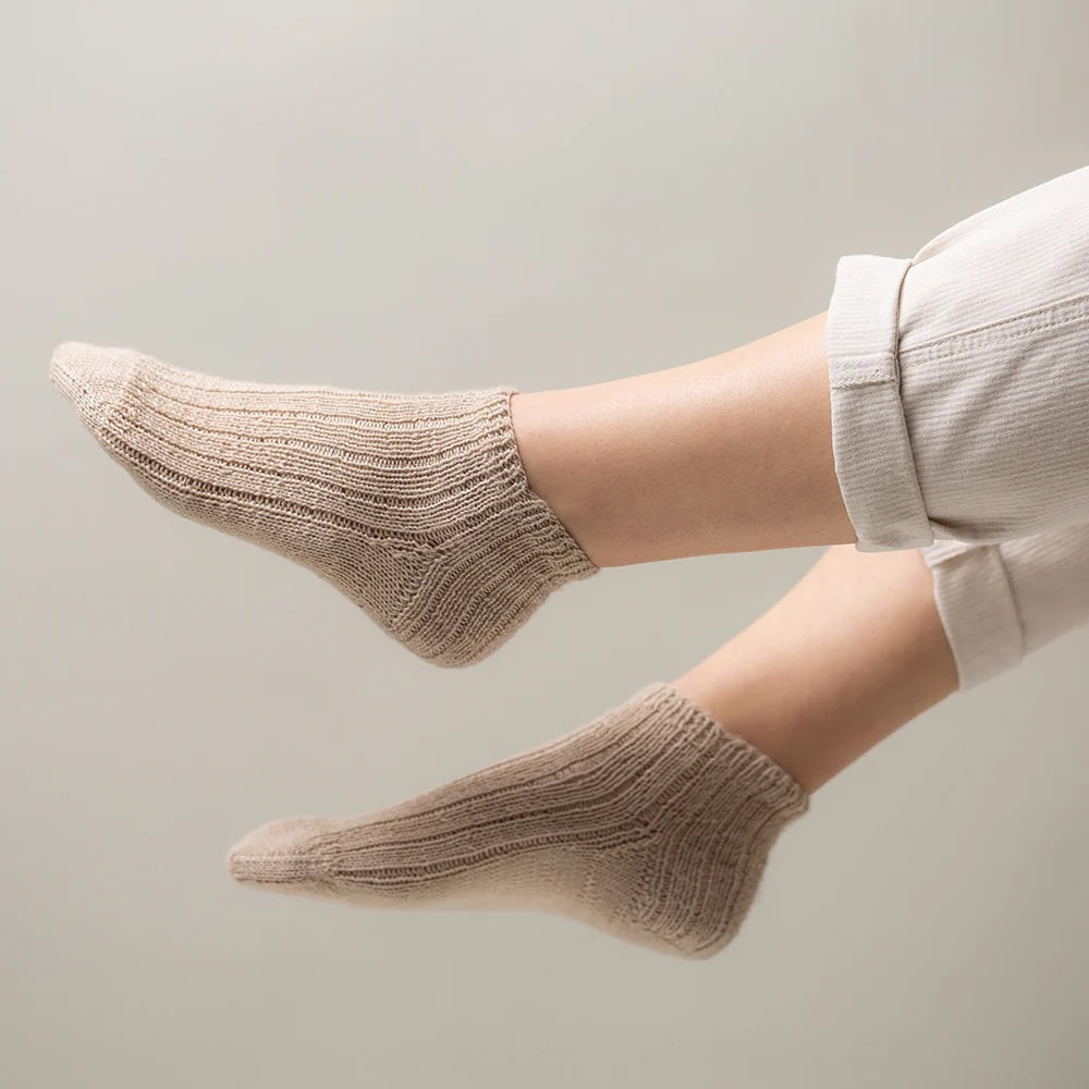 Striped Ankle Socks | zarte Streifen aus Pinta von Pascuali