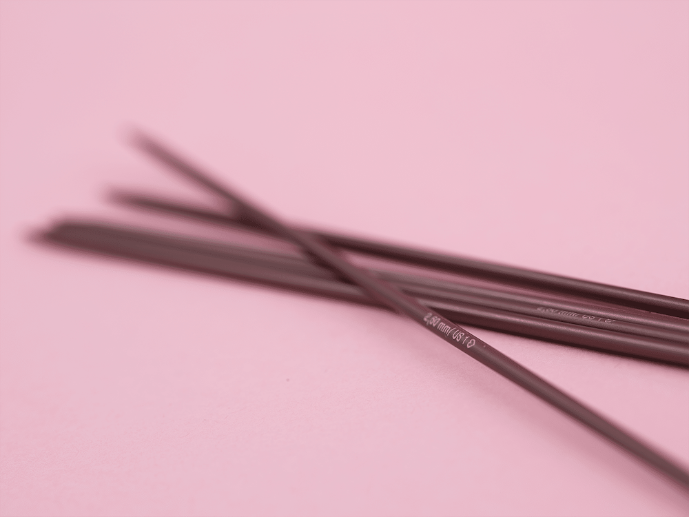 Addi Mystic Sock Lace Sockenstricknadeln Aluminium, dunkel 1