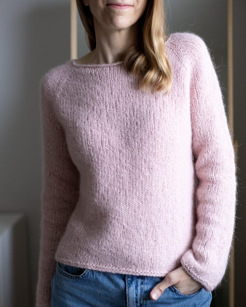 Slow Morning Sweater | lässiger Basic Pullover aus Halaus von Novita