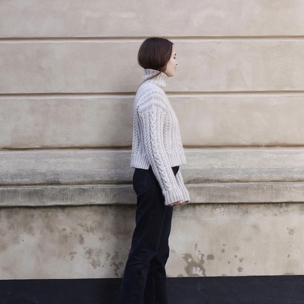 Chunky Cable Sweater (PDF) - Anleitung