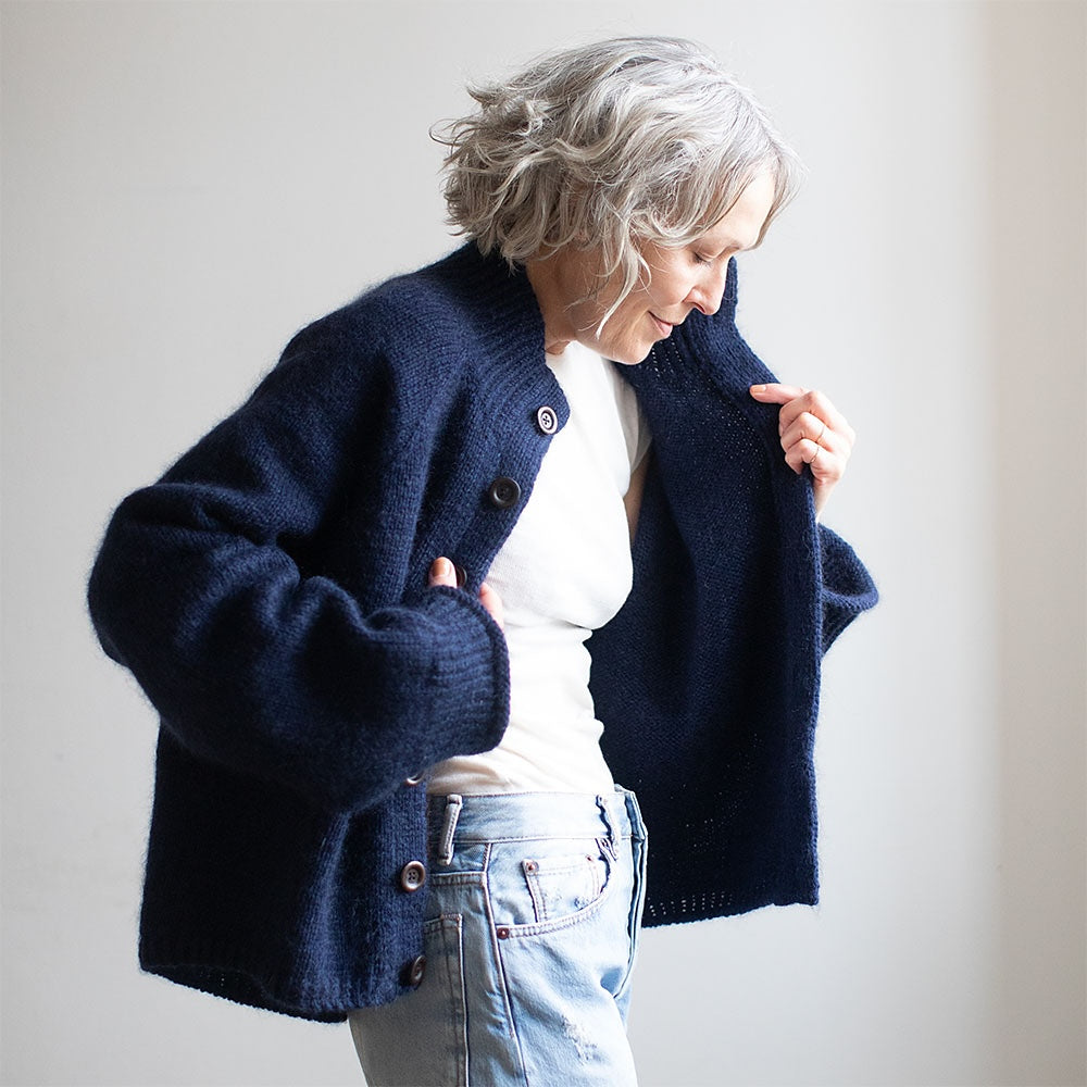 Jilli Jacket | lässige Jacke aus Atlas und Primo von Sandnes Garn