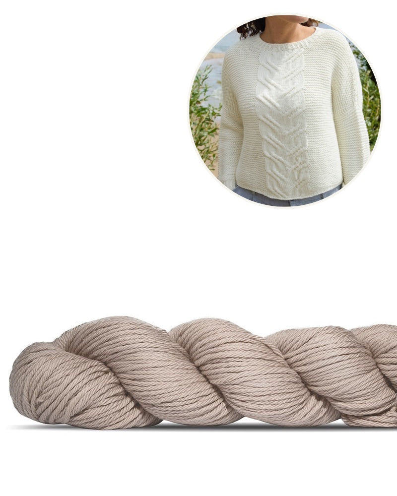 Allison Jane, Juhla Pullover, Farbe sand
