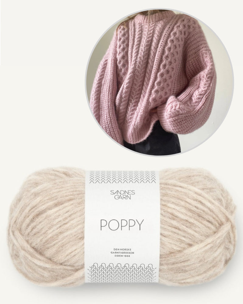 Aegyo Sweater von Aegyo Knit mit Poppy von Sandnes Garn 9