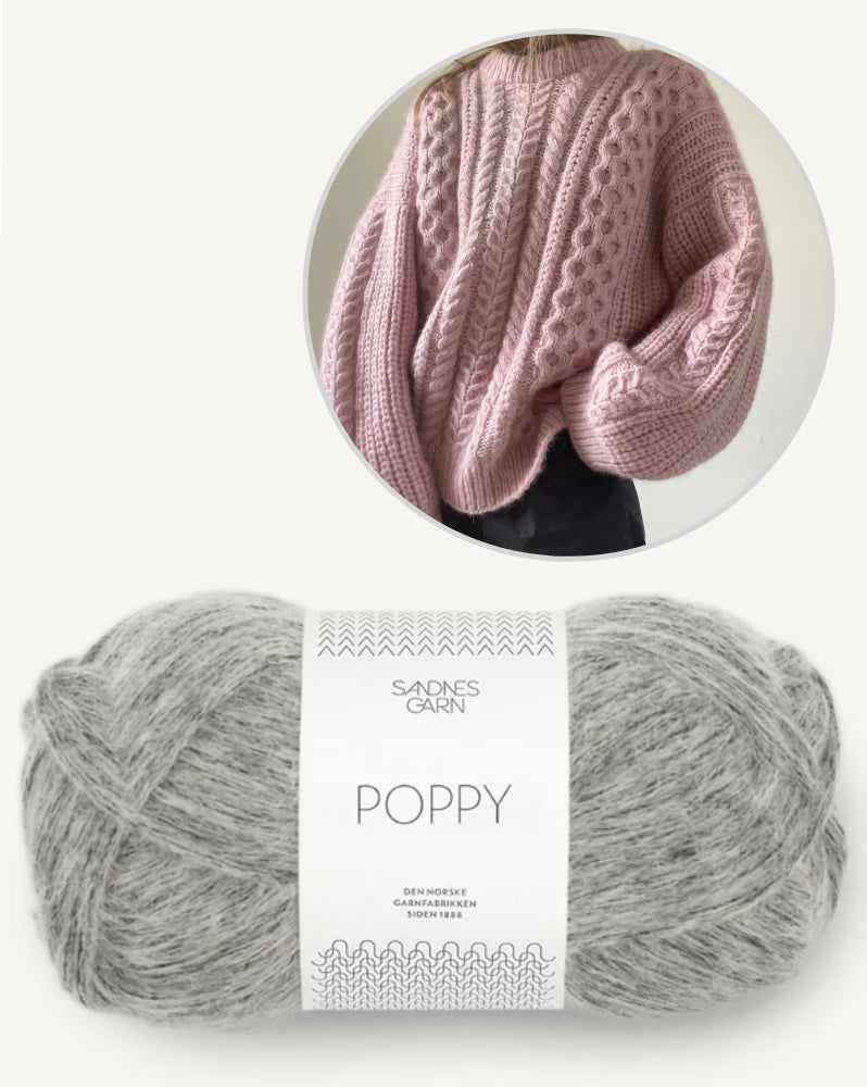 Aegyo Sweater von Aegyo Knit mit Poppy von Sandnes Garn 7