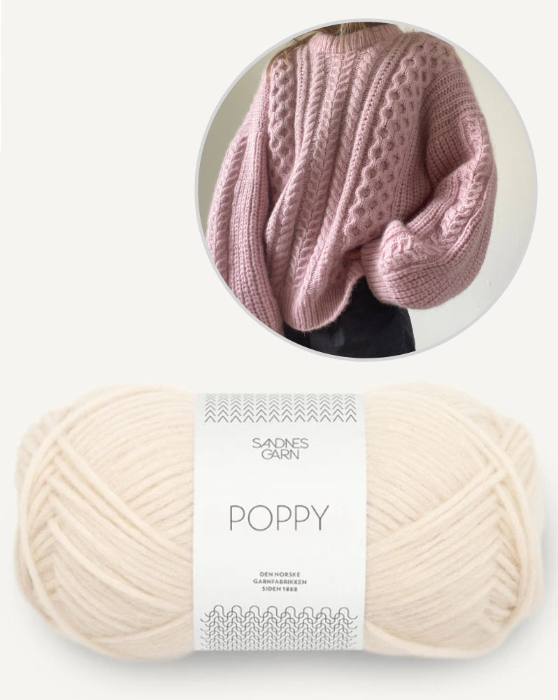 Aegyo Sweater von Aegyo Knit mit Poppy von Sandnes Garn 8