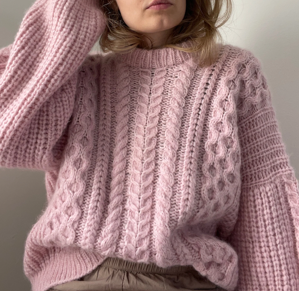 Aegyo Sweater von Aegyo Knit mit Poppy von Sandnes Garn 4