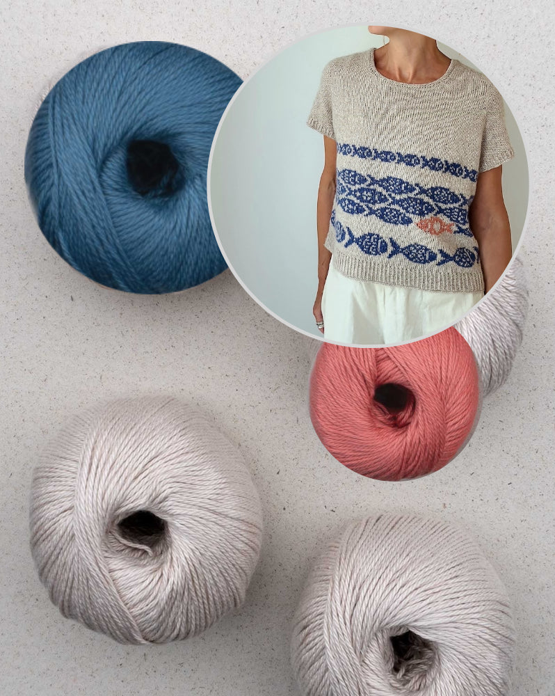 Against the current Tee | sommerliche Fische aus Cumbria von Pascuali