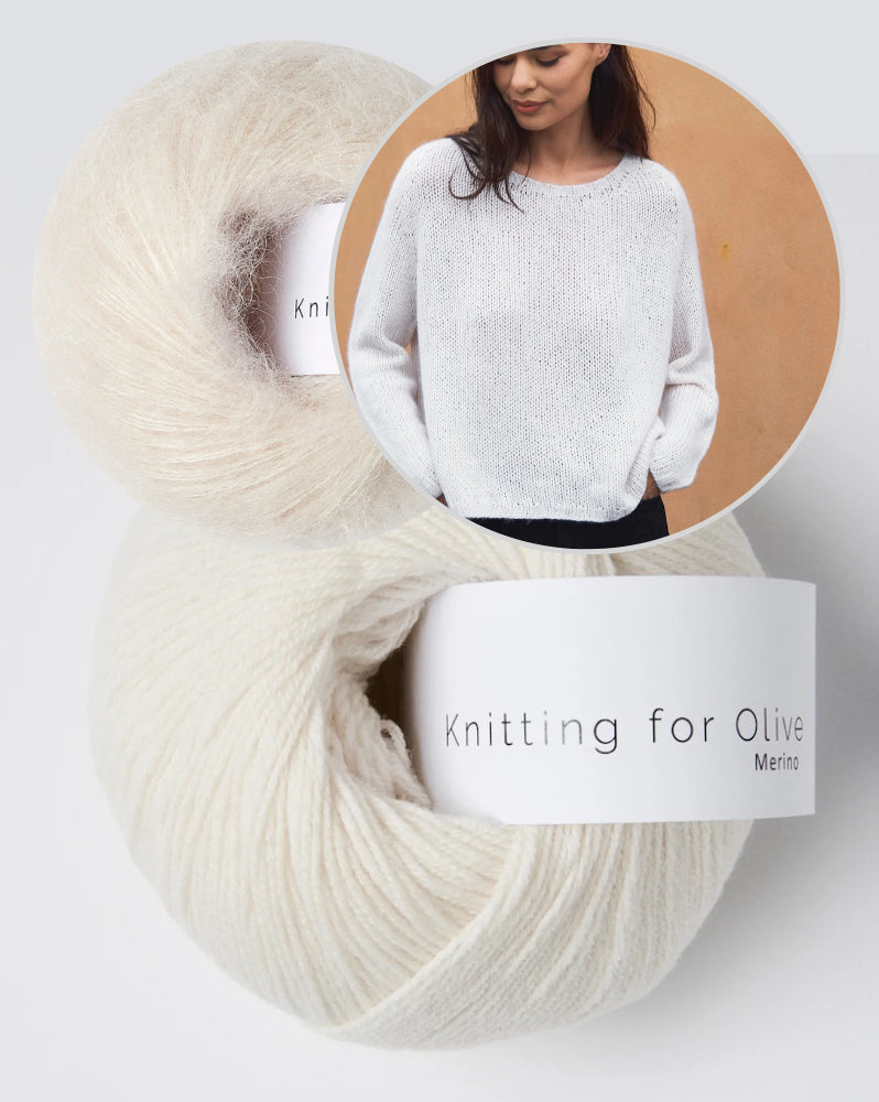 Alice Sweater Knitting for Olive mit Merino und Soft Silk Mohair 5