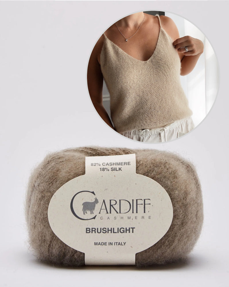 Allure Camisole | zart und super weich aus Brushlight von Cardiff Cashmere