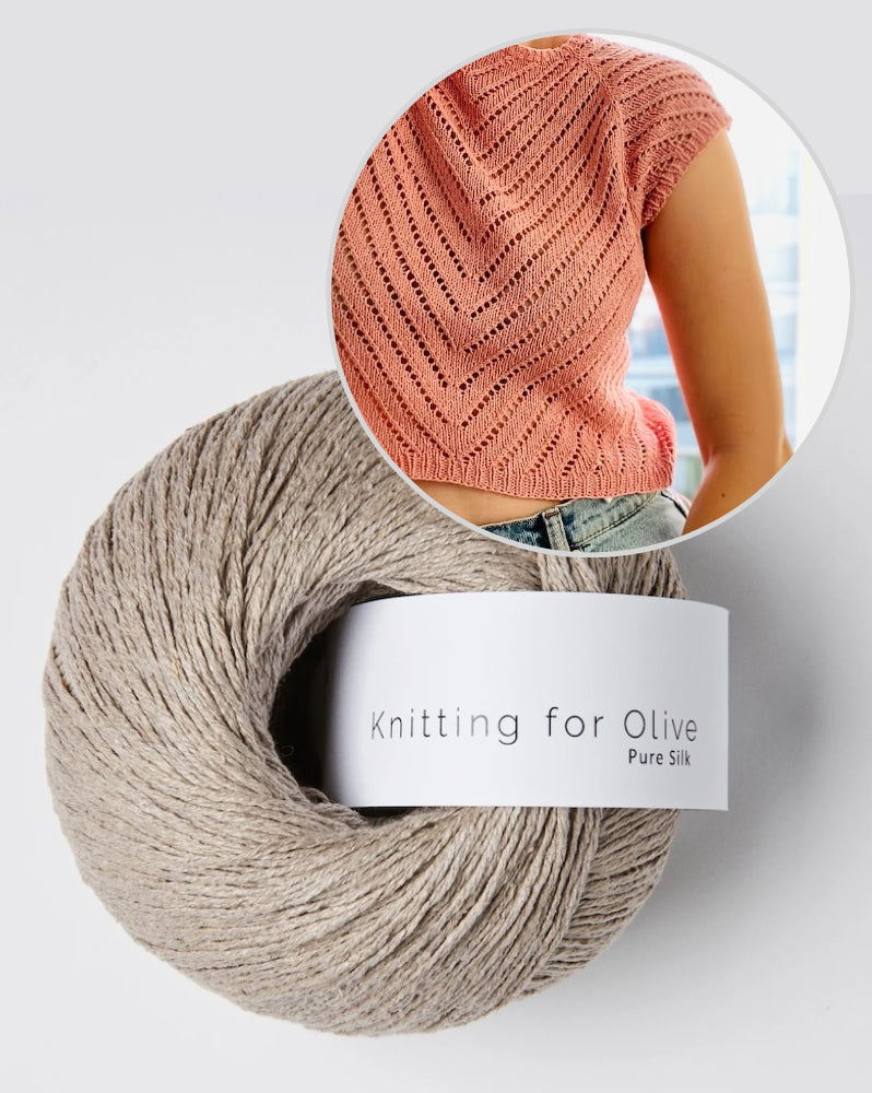 Kolibri by Johanna Amedeo Tee mit Pure Silk von Knitting for Olive 10