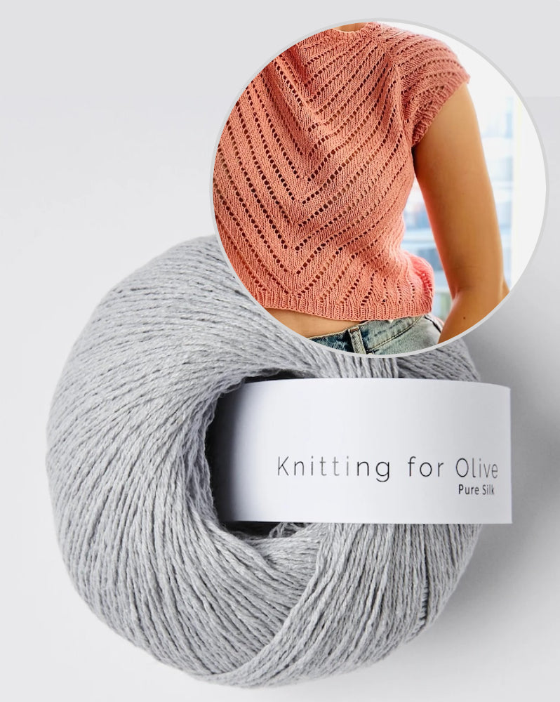 Kolibri by Johanna Amedeo Tee mit Pure Silk von Knitting for Olive 14