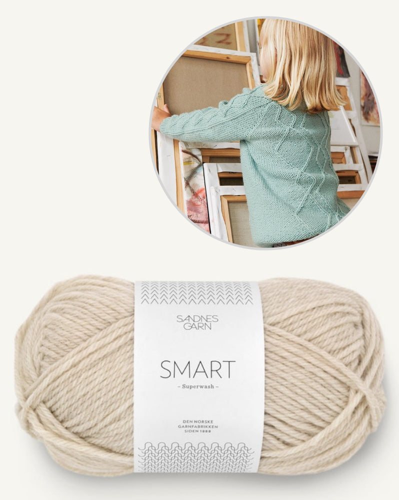 Aran Pullover Kids | mit Gratisanleitung aus Smart von Sandnes Garn