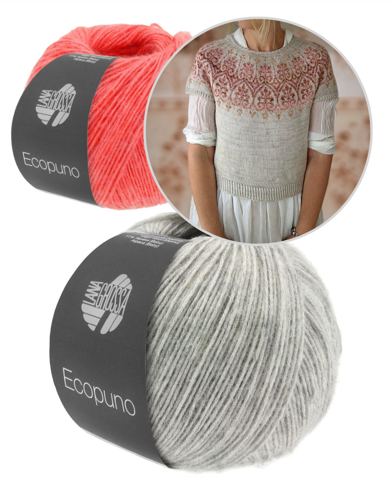 Elenor Mortensen Art Nouveau Shirt mit Ecopuno von Lana Grossa 8