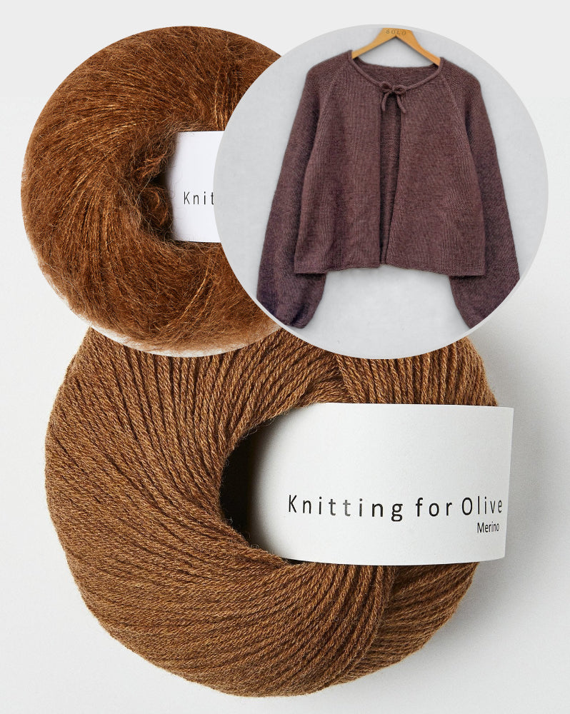 Audrey Cardigan von Knitting for Olive mit Merino und Soft Silk Mohair 5