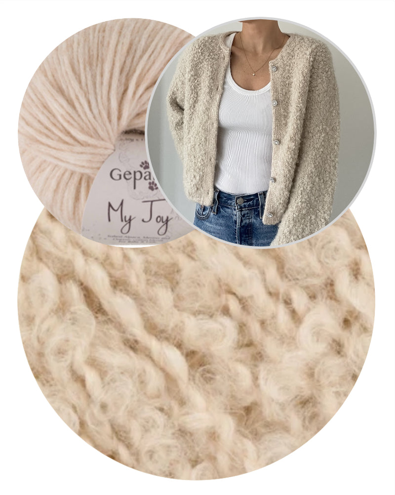 Coco Amour Knitwear Audrey Jacket mit Teddy Dear und My Joy von Gepard Garn 8