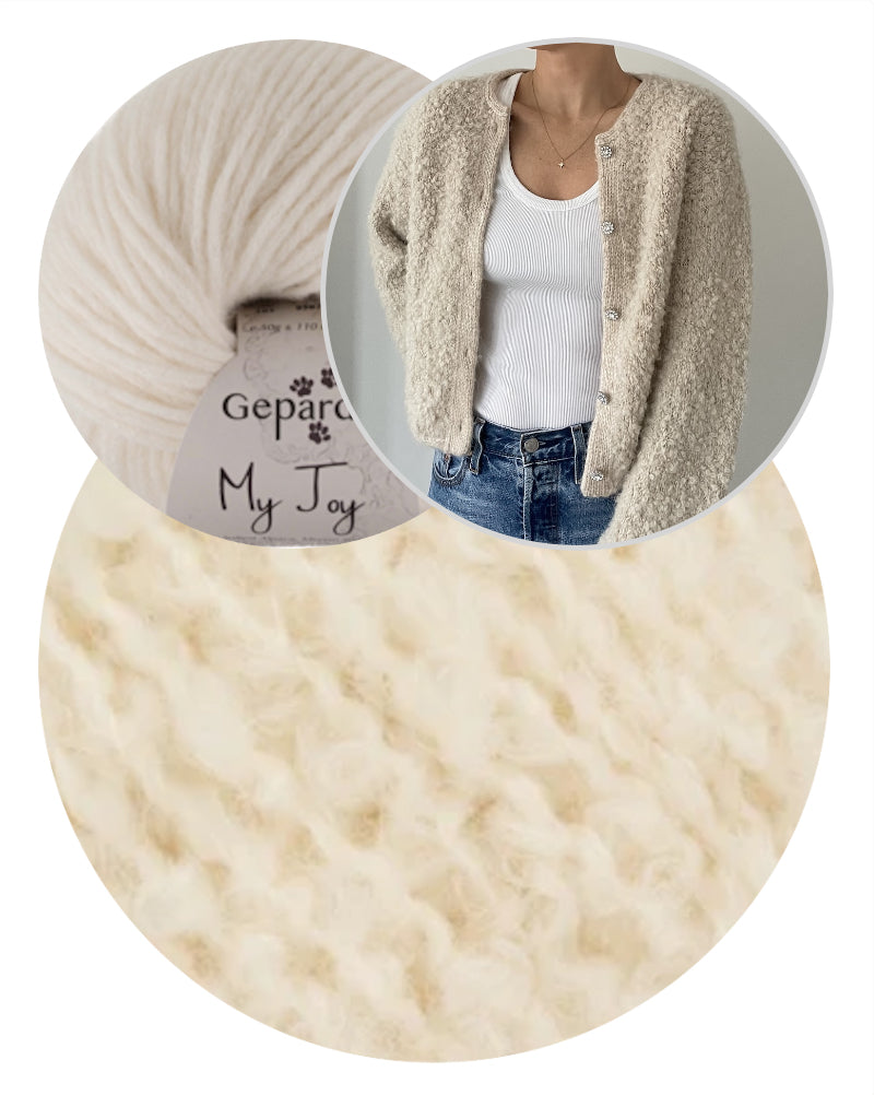 Coco Amour Knitwear Audrey Jacket mit Teddy Dear und My Joy von Gepard Garn 9