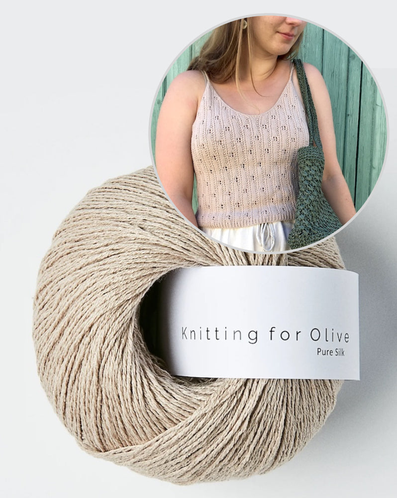 August Lace Camisole von Bella Helms mit Pure Silk von Knitting for Olive 8