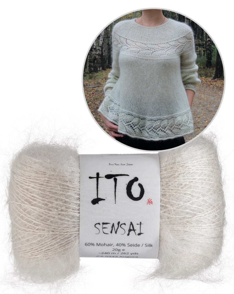 Autumn Waltz Tunic von Lyudmila Aksenik mit Sensai von ITO Yarn 5