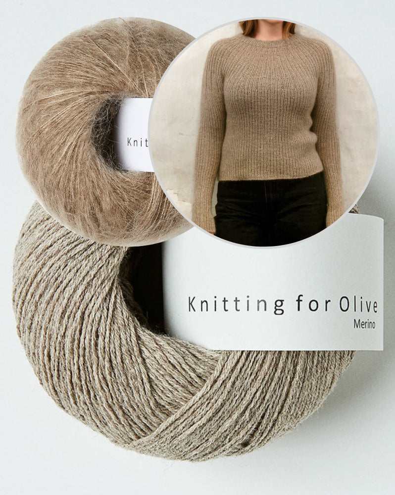 Bellis Rib Shirt | zartes Muster aus Merino und Soft Silk Mohair