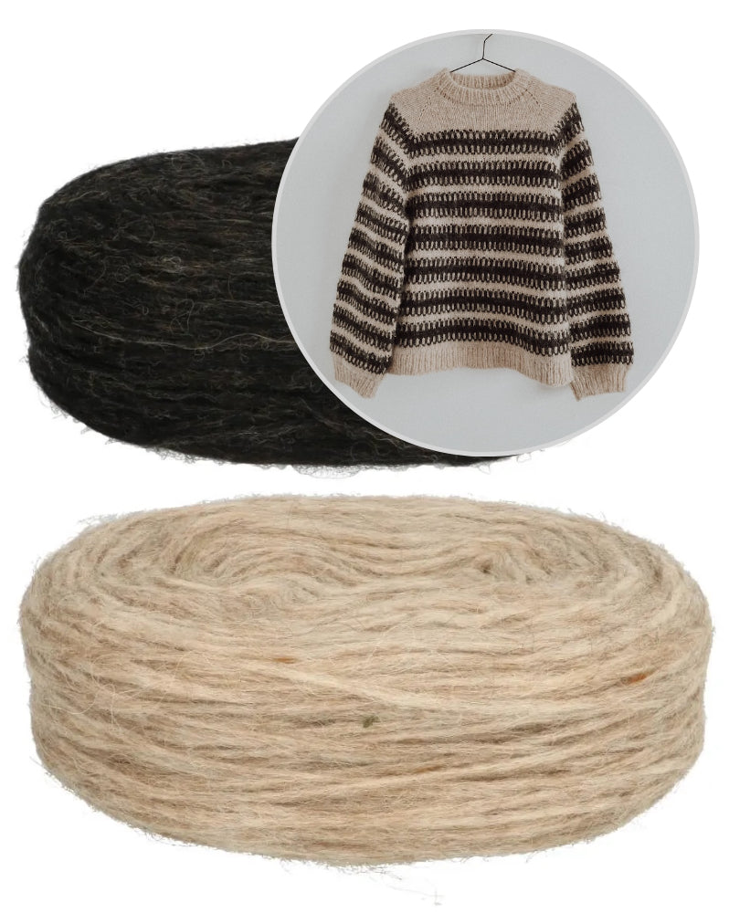 Ulvenknit Björk Sweater mit Plötulopi von Lopi Island Garn 13