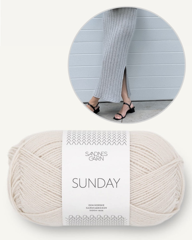 Knitonomy Bloomfield Skirt mit Sunday von Sandnes Garn 7