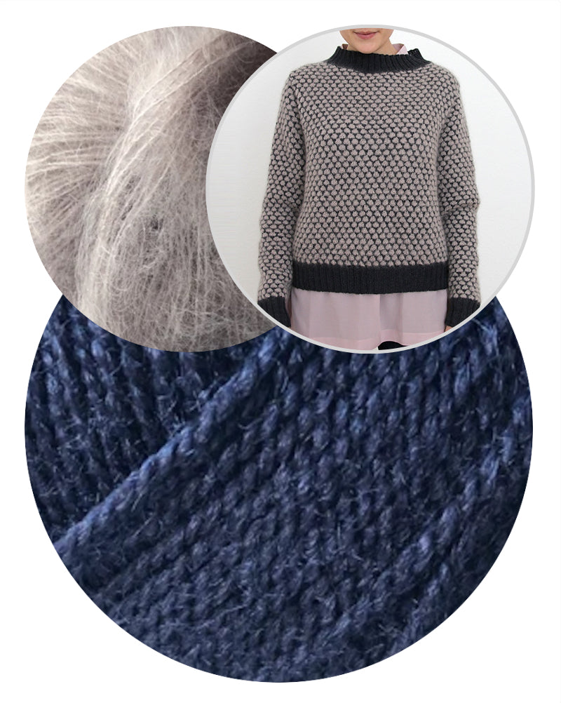 Bobbly Sweater von Gepard Garn mit Wild & Soft und Kid Seta 6