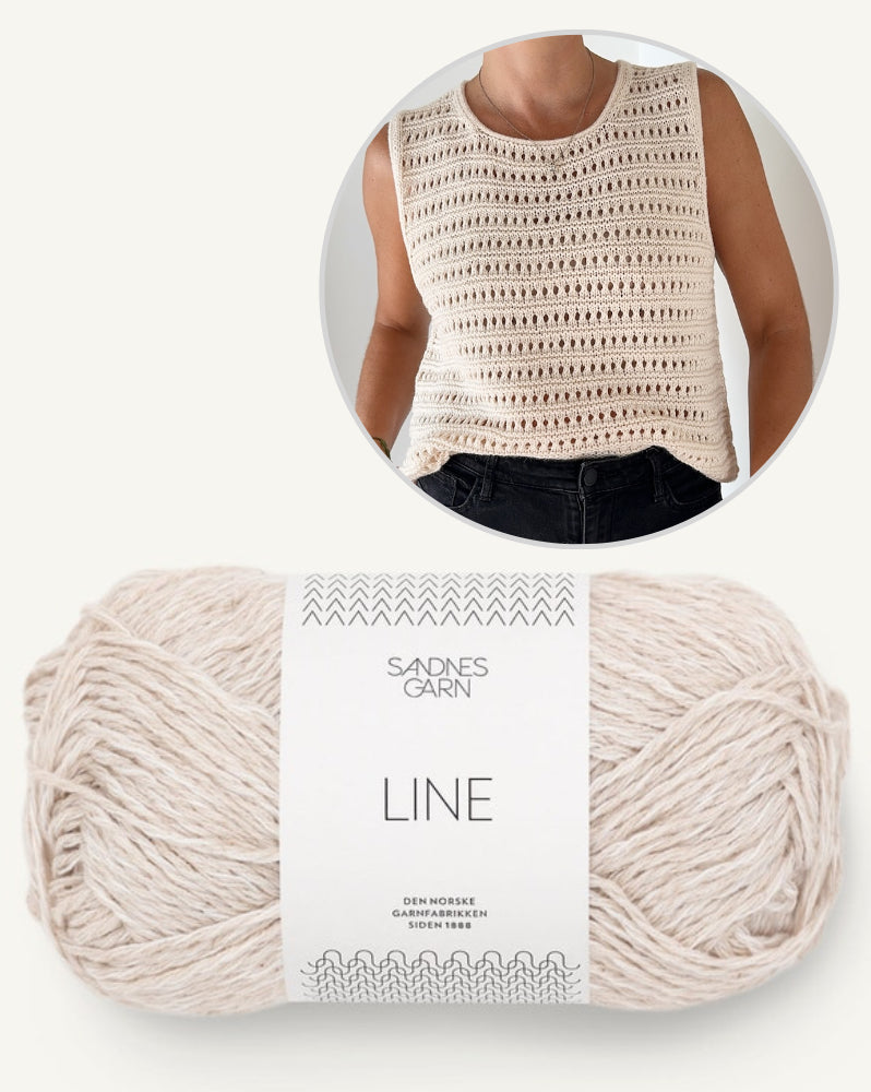 Caidree Boden Shirt mit Line von Sandnes Garn 9