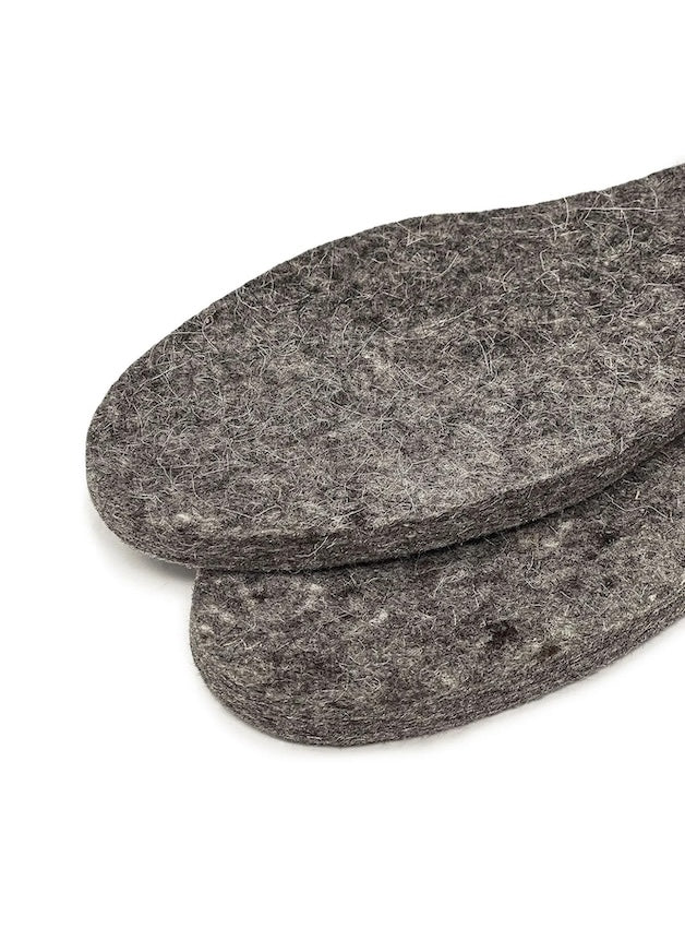 Felt insoles for homemade shoes