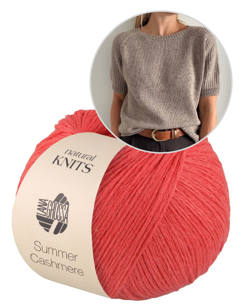 Cabana Tee von Coco Amour Knitwear mit Summer Cashmere von Lana Grossa 10