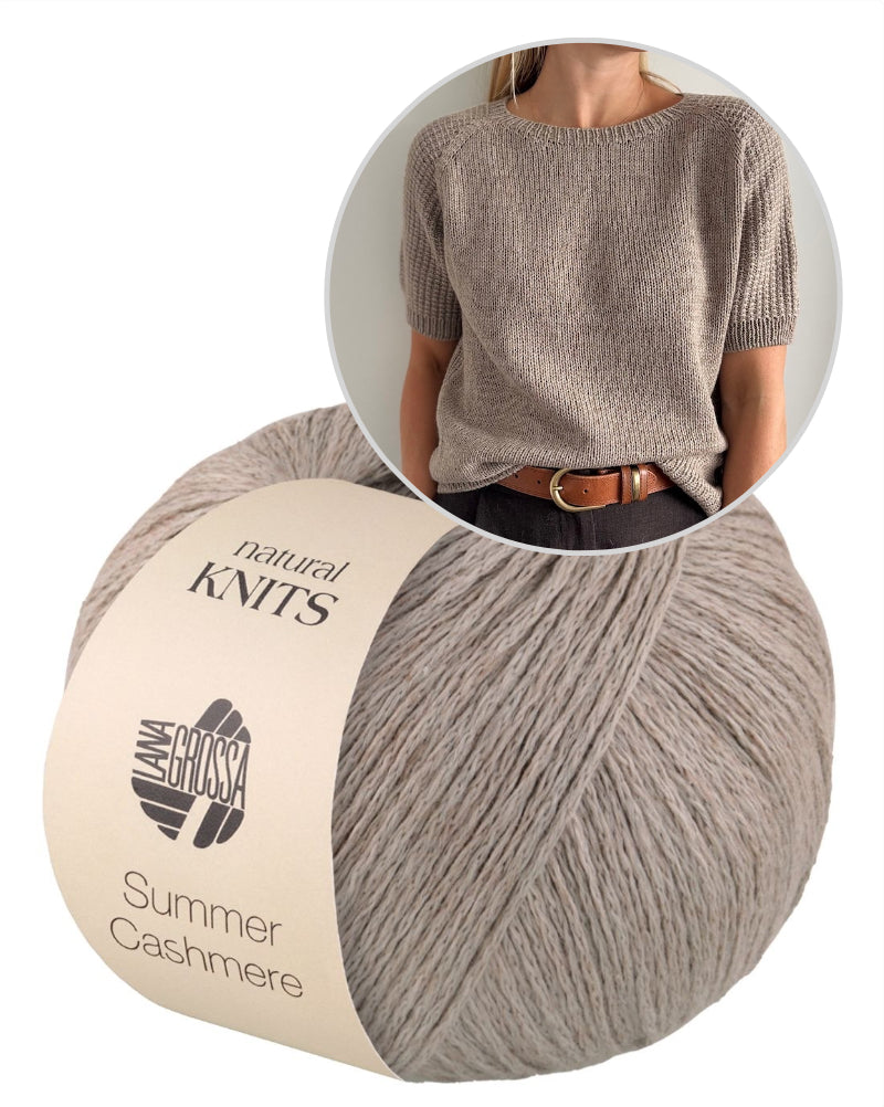 Cabana Tee von Coco Amour Knitwear mit Summer Cashmere von Lana Grossa 1