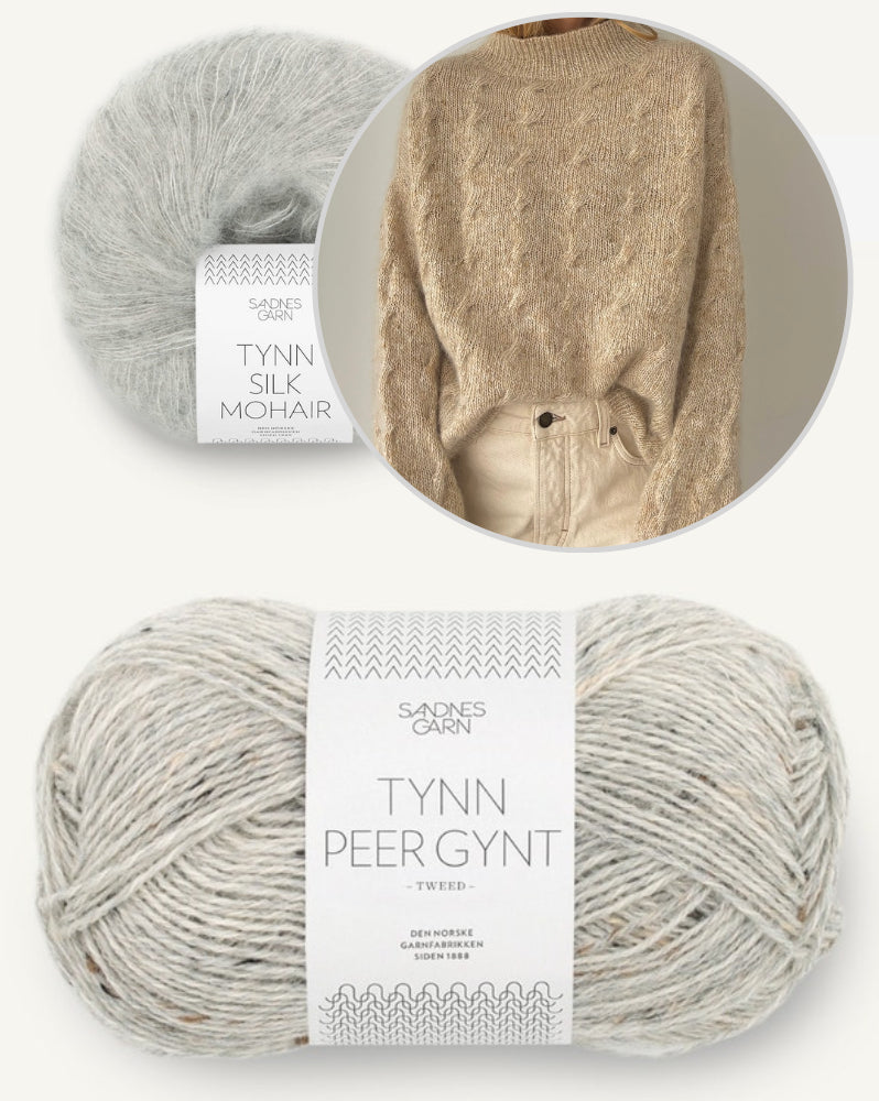 Coco Amour Knitwear Cambersands Sweater mit Tynn Peer Gynt und Tynn Silk Mohair von Sandnes Garn 6