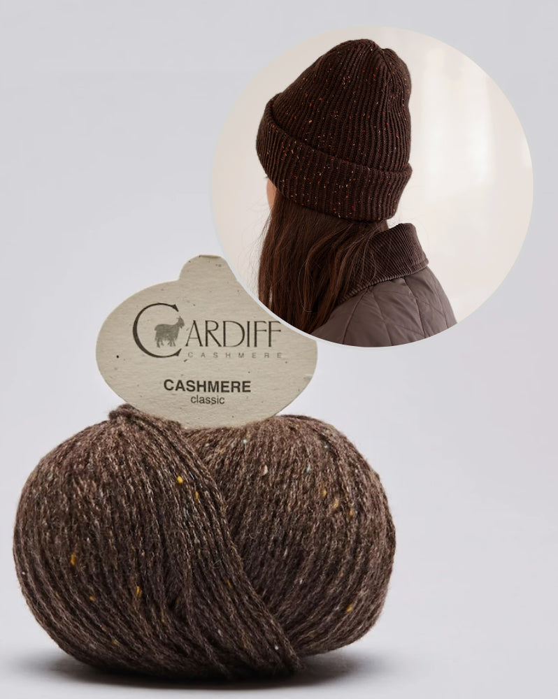 Cashmere Beanie mit Classic Cashmere con Cardiff 6