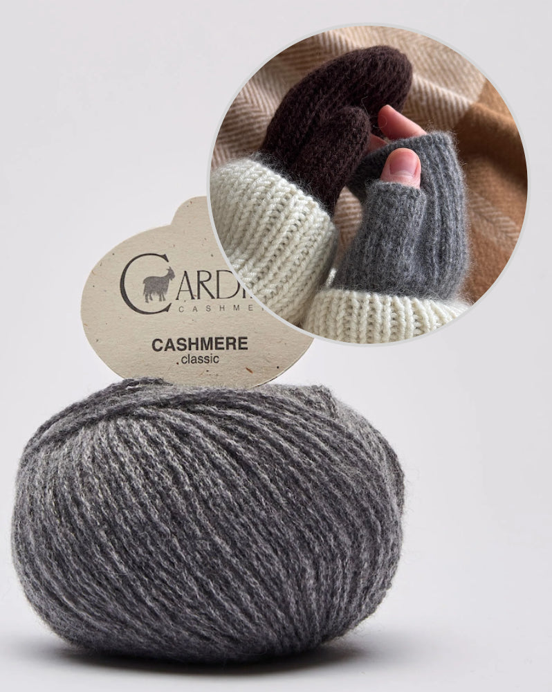 Chantal Mittens | zart und weich aus Classic Cashmere von Cardiff