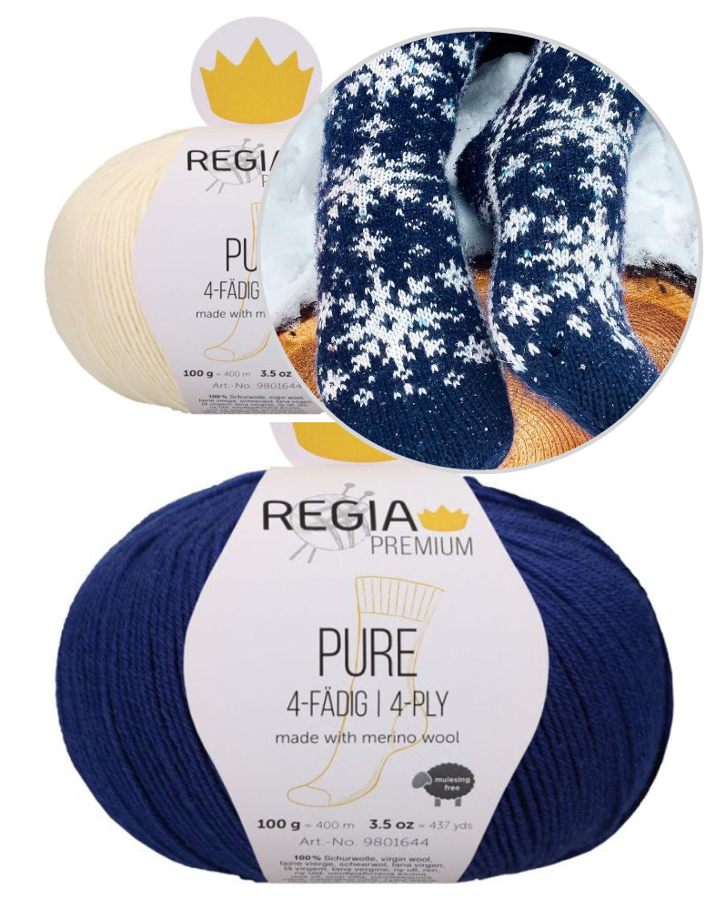 Christmas Eve Socks von Stone Knits mit Pure Premium von Regia 2