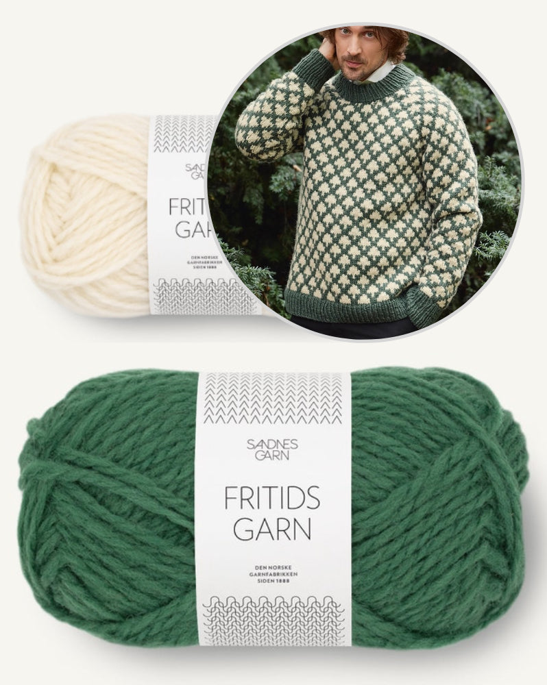 Christmas Tree Sweater - Man | bezaubernd schön aus Fritidsgarn von Sandnes Garn