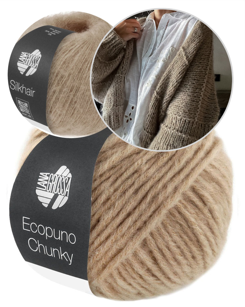 by Onne Chunkline Vest mit Ecopuno Chunky und Silkhair von Lana Grossa 6