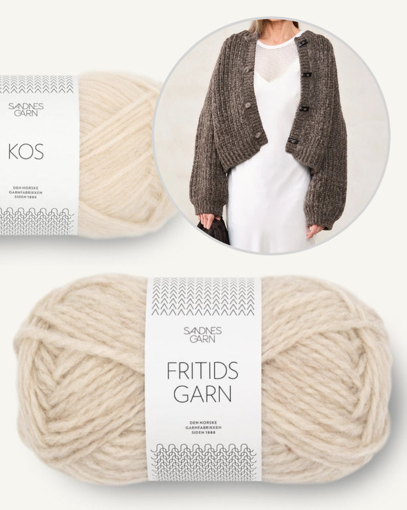 Chunky Jacket | fluffiges Halbpatent aus Fritidsgarn und Kos - DIY 2507
