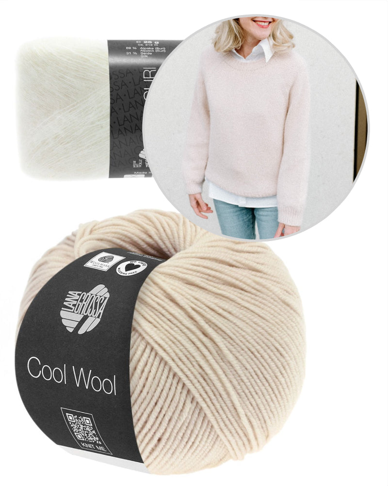 Sinchens Classy Raglan Sweater mit Cool Wool und Setasuri von Lana Grossa 13