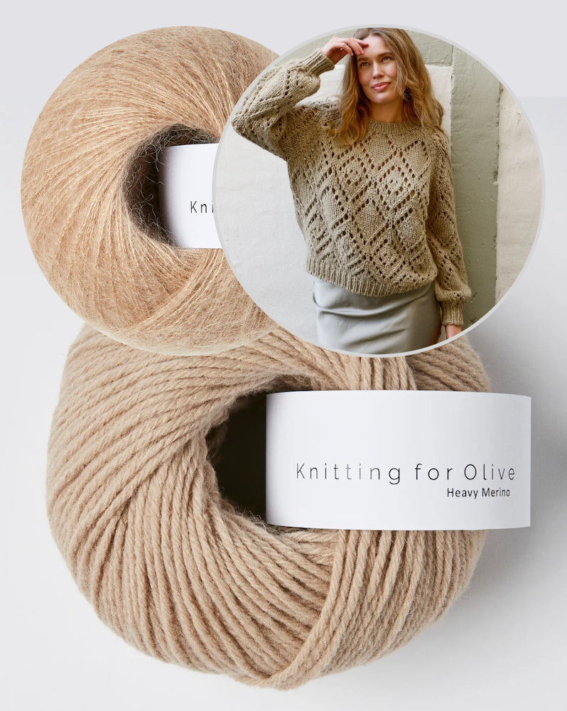 Clotilde Sweater von Knitting for Olive mit Heavy Merino und Soft Silk Mohair 12