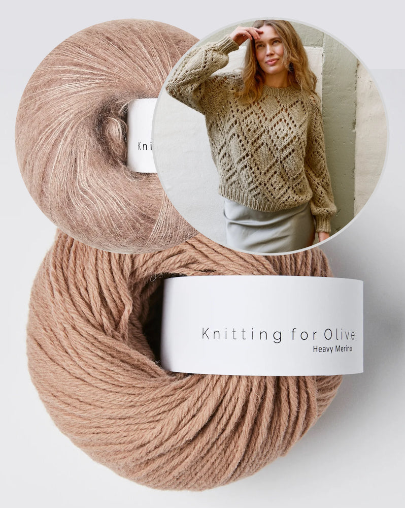 Clotilde Sweater von Knitting for Olive mit Heavy Merino und Soft Silk Mohair 15