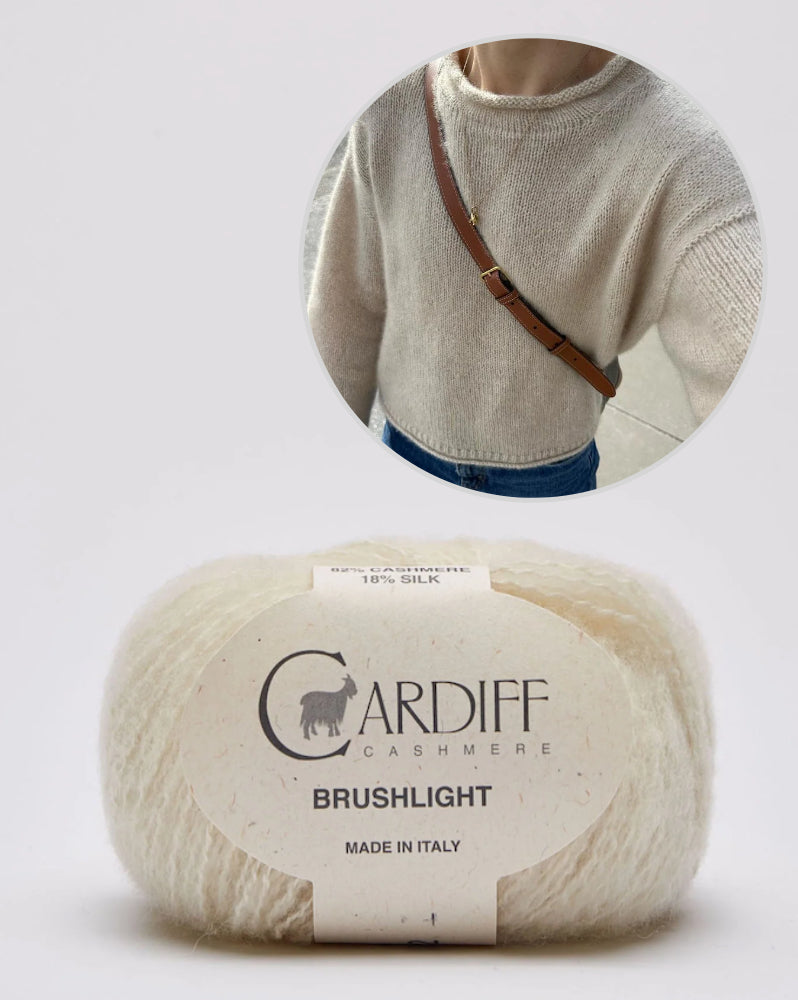 PetiteKnit Cloud Blouse mit Bruschlight von Cardiff Cashmere 4