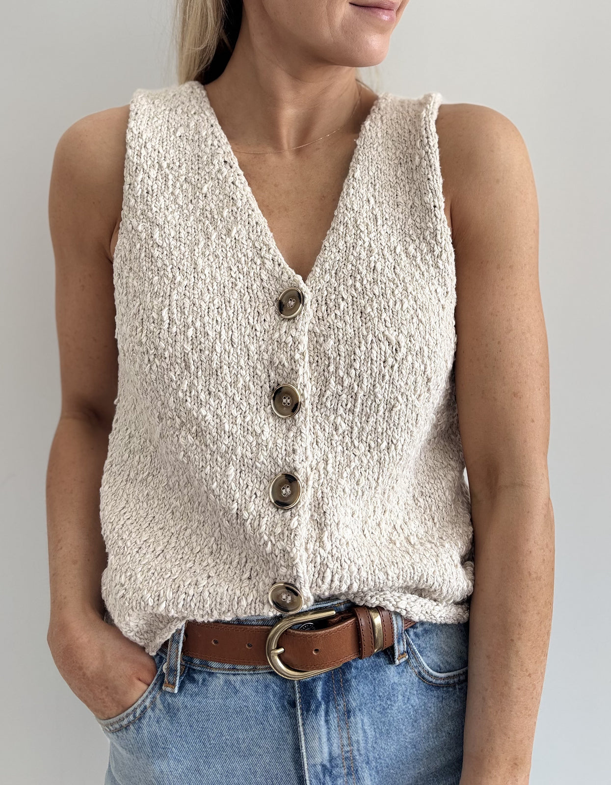 Shoreline Top | beachy vibes from Cottonwaves by Gepard Garn
