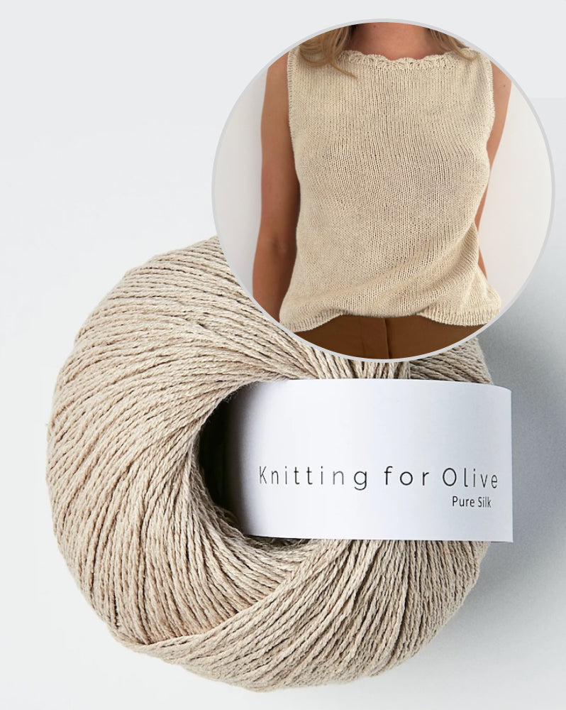 LeKnit Cora Top mit Pure Silk von Knitting for Olive 14