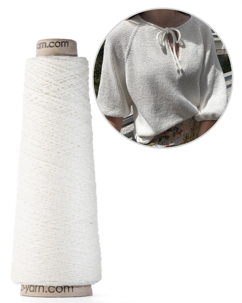 Cosysummer Blouse | lässige Schleifenbluse aus Kinu von ITO Yarn