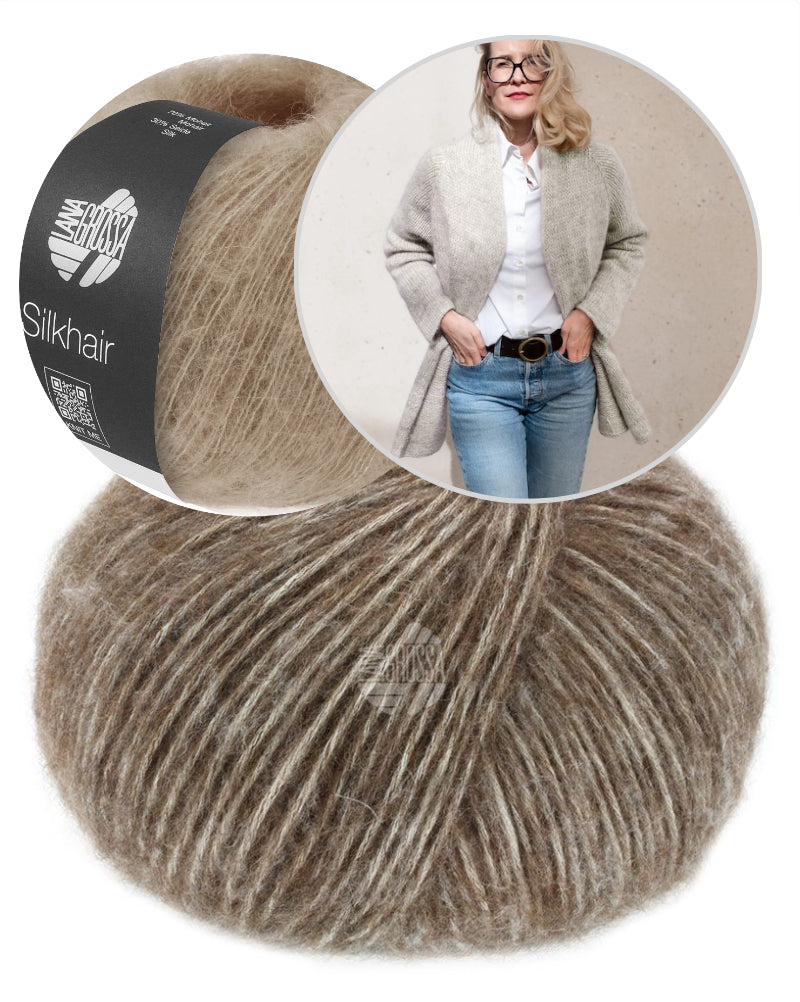 Sinchens by Lana Grossa Cozycardigan mit Natural Alpaca Pelo und Silkhair 8