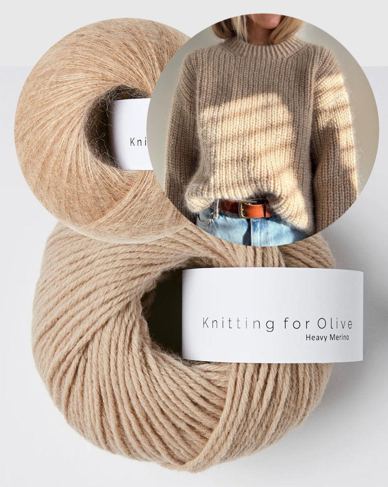 Coco Amour Knitwear Cramond Sweater mit Heavy Merino und Soft Silk Mohair von Knitting for Olive 5