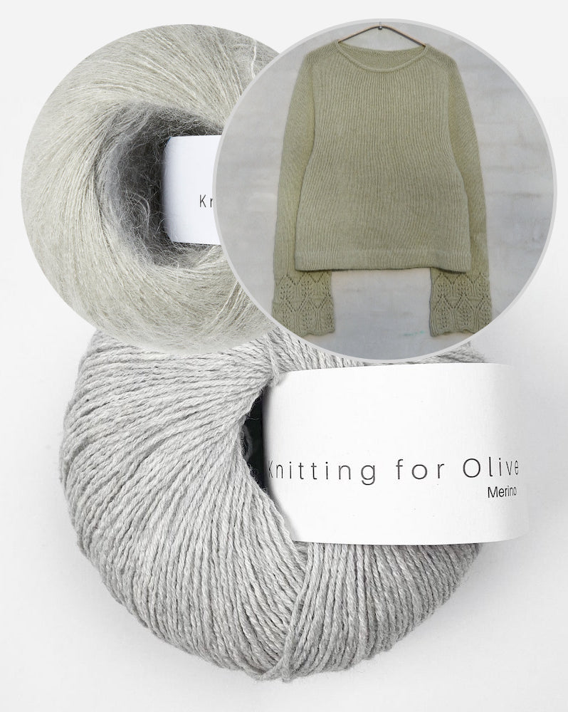 Daimi Sweater von Knitting for Olive mit Merino und Soft Silk Mohair von Knitting for Olive 4