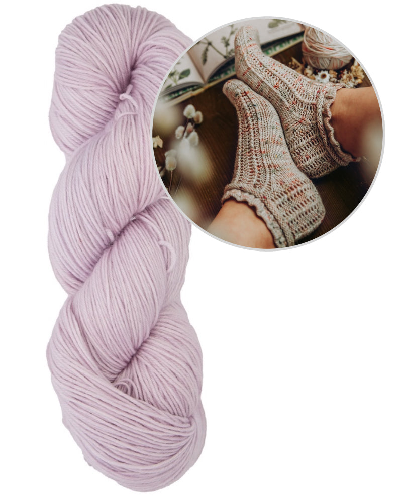 Daisy Lace Socks | zart und romantisch aus Terra von Symfonie Yarns